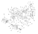 Housing Assembly Diagram and Parts List for 31AE640F062  Yard Man Snow Blower